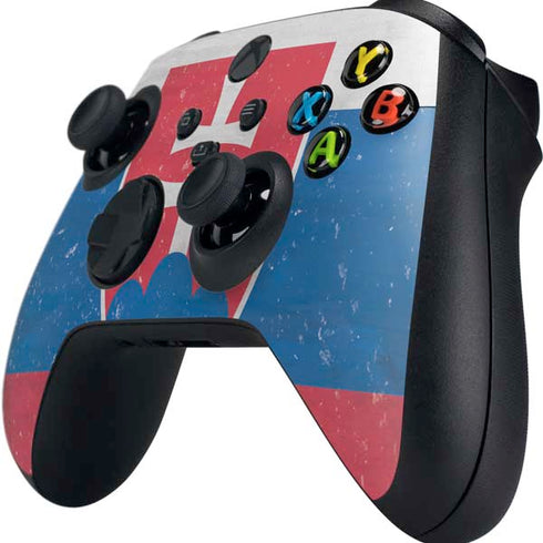 Slovakia Flag Distressed Xbox Series X Controller Skin